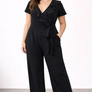 J Taylor black jumpsuit